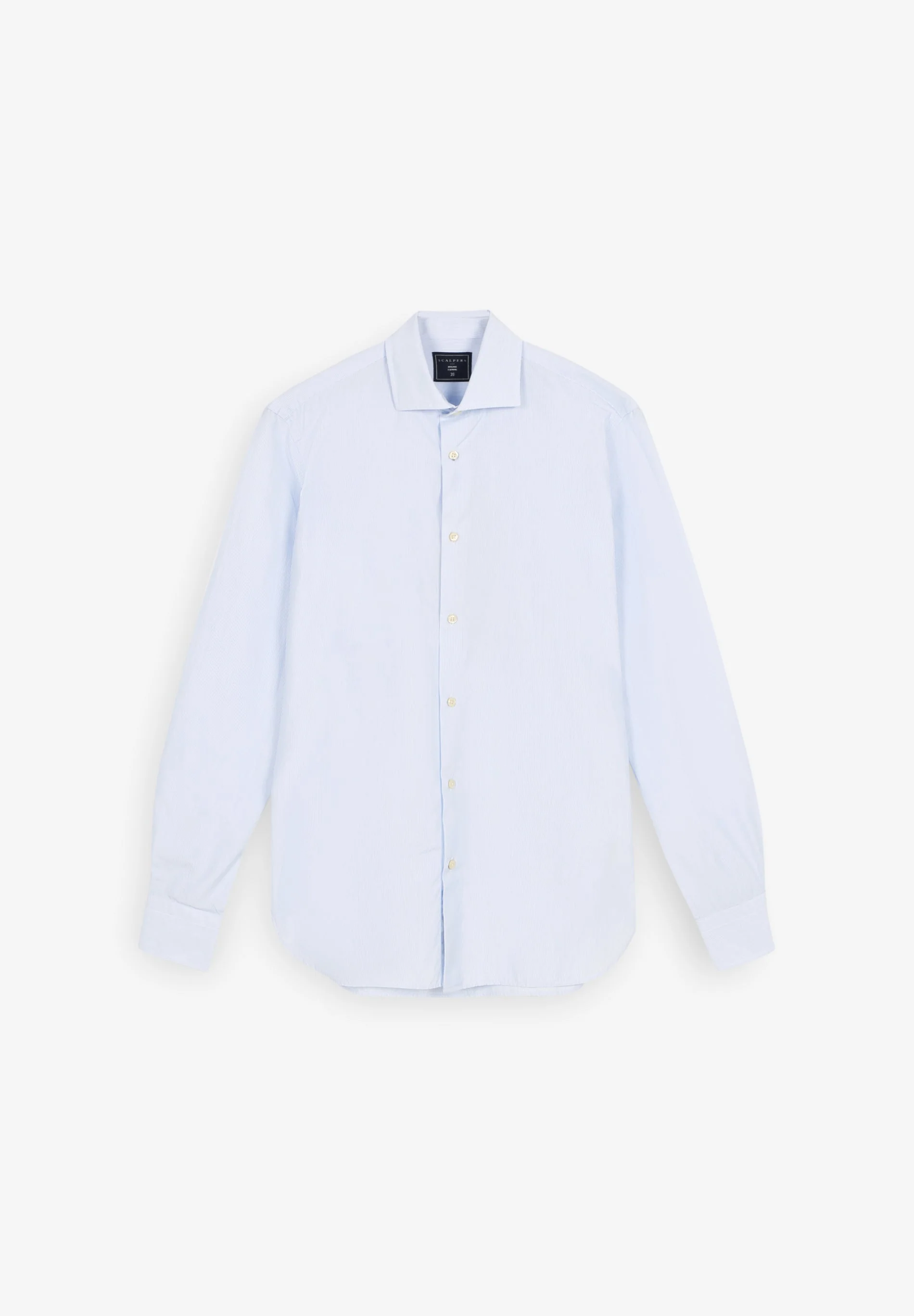 MIXED CUFF DRESS SHIRT - Image 6