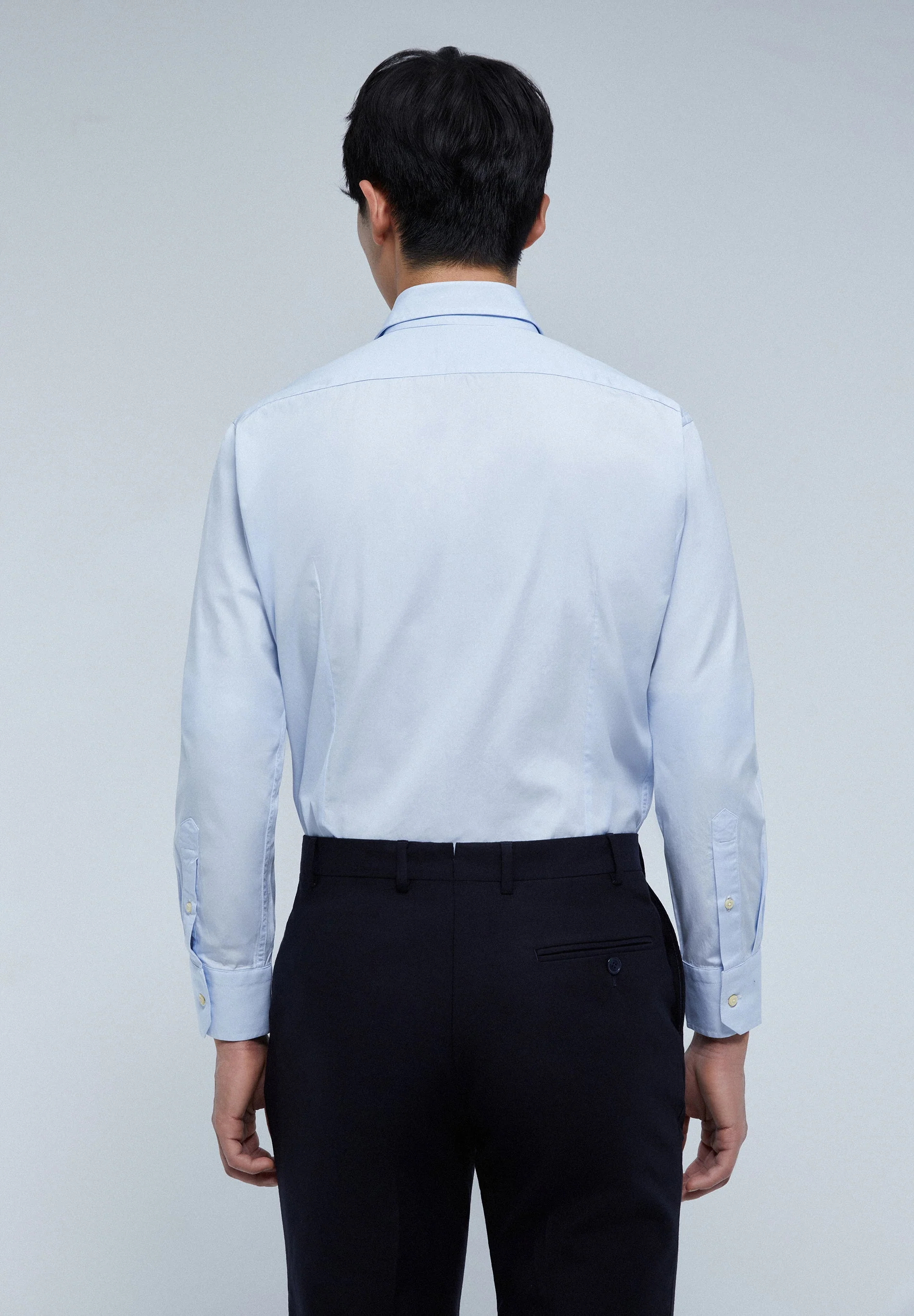 MIXED CUFF DRESS SHIRT - Image 5