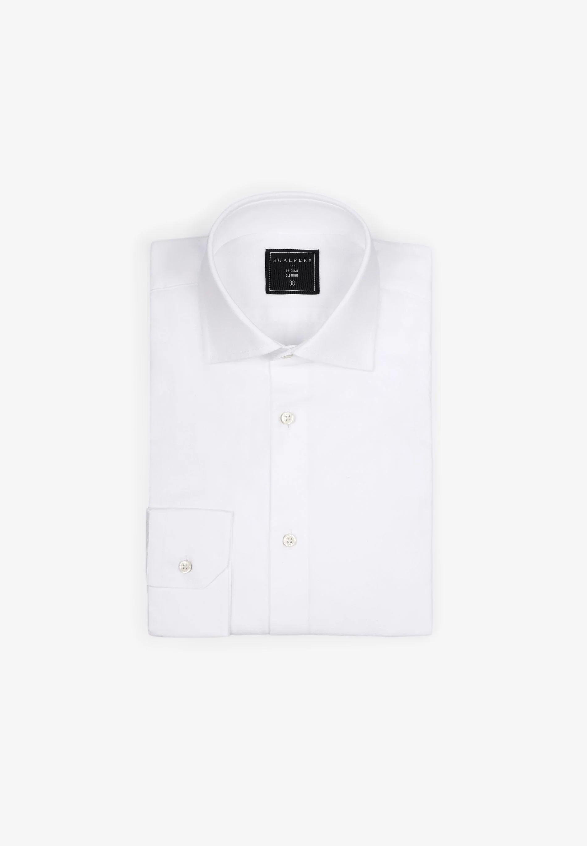 MIXED CUFF DRESS SHIRT - Image 6
