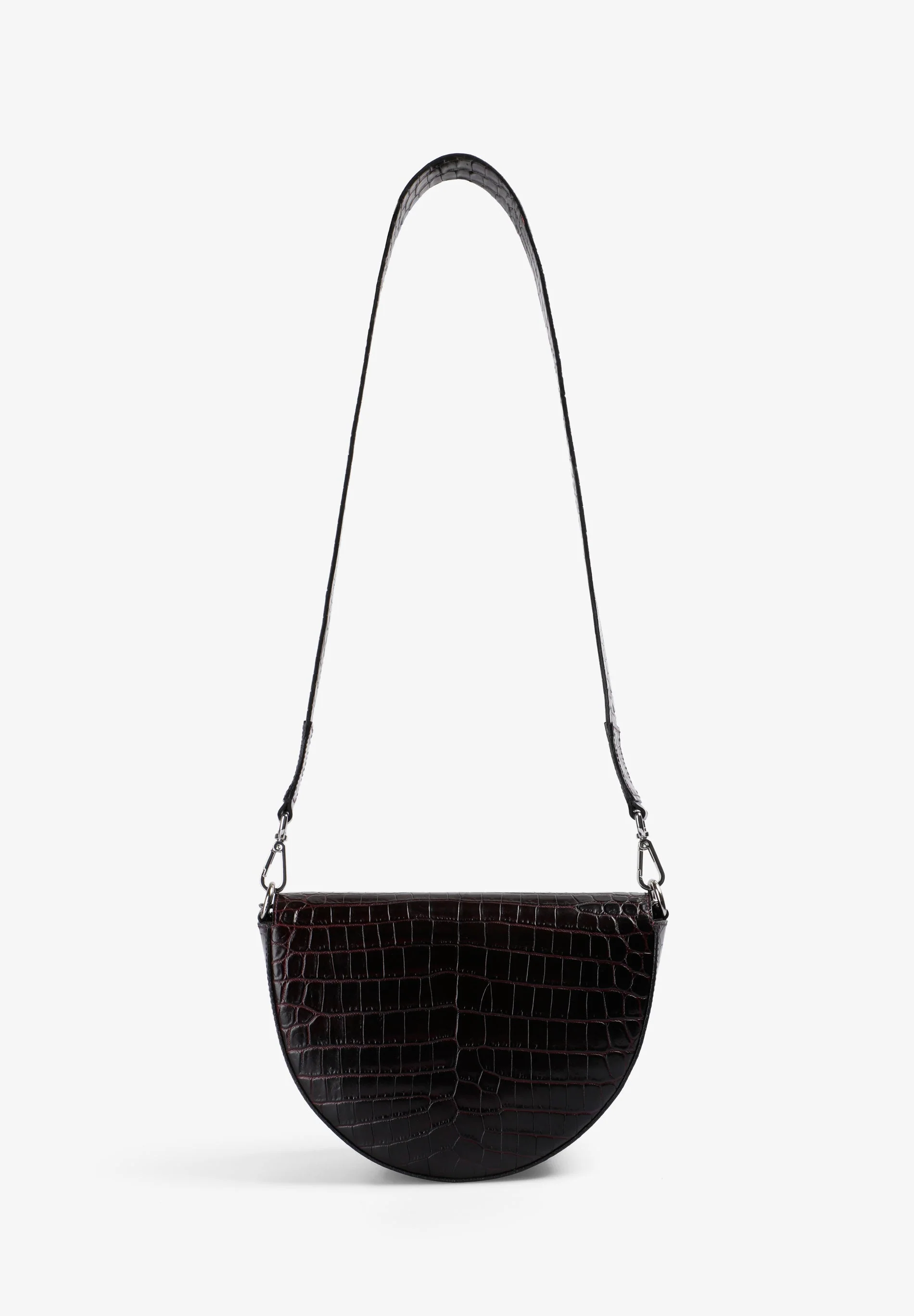 EMBOSSED LEATHER BAG WITH CHAIN - Image 2
