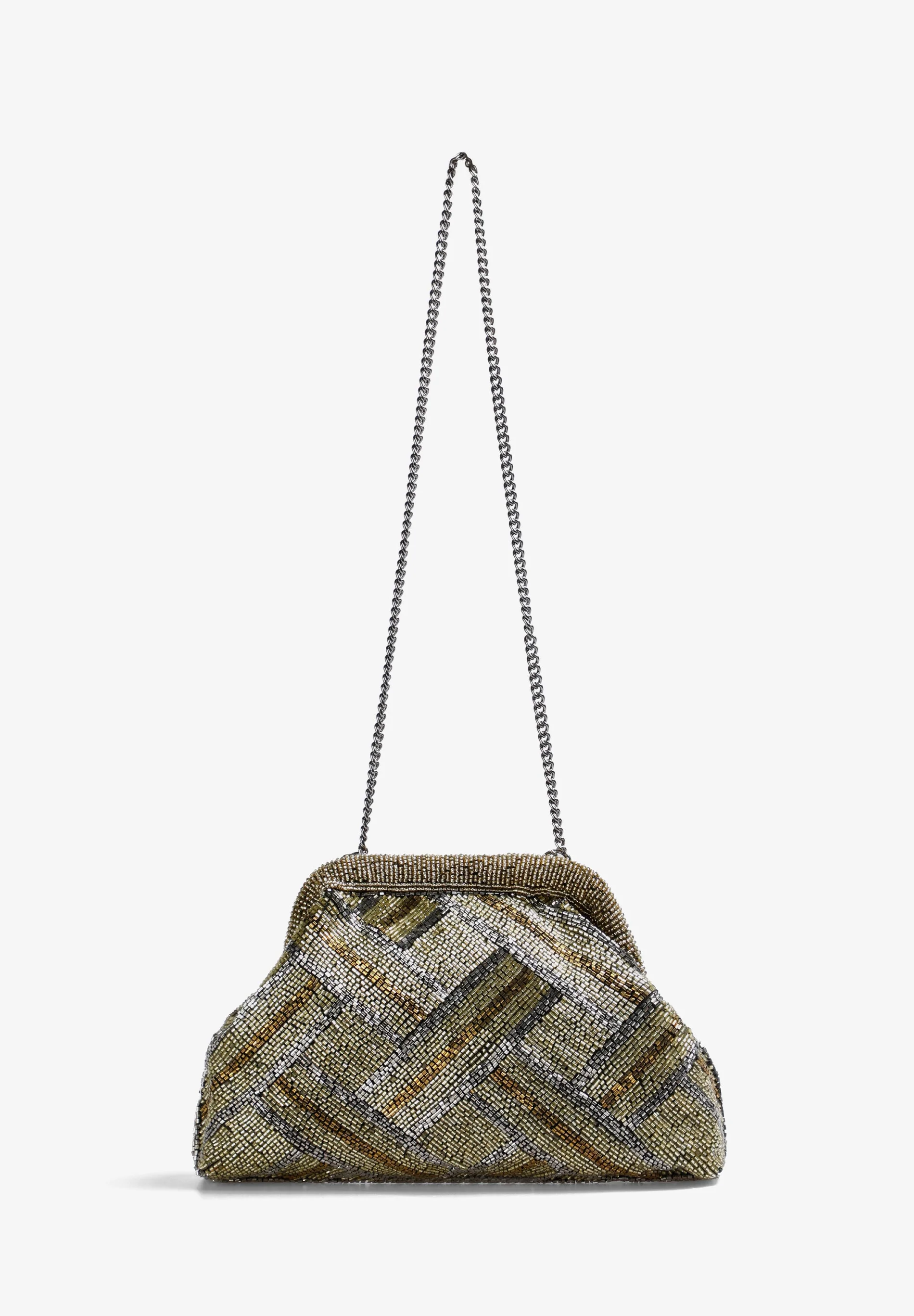 CLUTCH BAG WITH BEAD DETAIL - Image 3